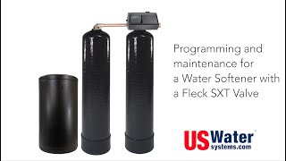 How to Program a Water Softener with a Fleck SXT Valve [upl. by Wilber]