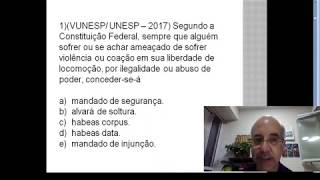 Constituição Artigo 5º e 6º Questões da Vunesp [upl. by Robbins]