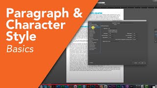 InDesign 2023 Tutorial  Paragraph Styles amp Character Style Basics [upl. by Nnewg]