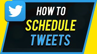 How to Schedule Tweets on Twitter [upl. by Eiznyl946]