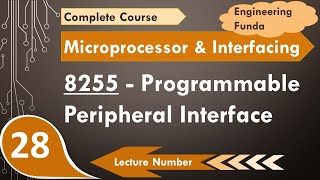 Programmable Peripheral Interface 8255 Basics Control Signals Block Diagram Control word amp Modes [upl. by Coretta351]