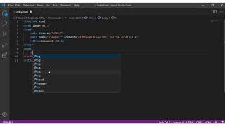 1 Crear una página Web con Visual Studio Code [upl. by Ahseekal]