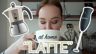 HOW TO MAKE A quotLATTEquot AT HOME moka pot  frother [upl. by Mireielle294]