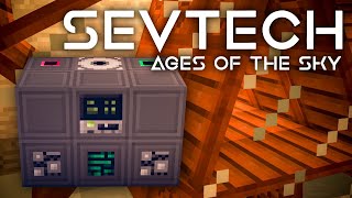 SevTech Ages of the Sky Ep 21 Modular Machinery [upl. by Calise]