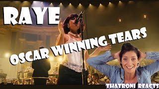 Raye  Oscar Winning Tears Reaction [upl. by Nnayllek89]