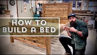 DIY Bed Build  How to Build a Bed [upl. by Orsola]