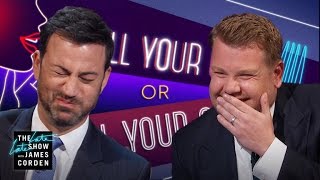 Spill Your Guts or Fill Your Guts w Jimmy Kimmel [upl. by Dannye]