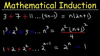 Mathematical Induction Practice Problems [upl. by Allina]