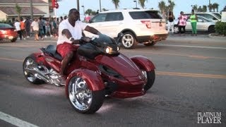 CANAM SPYDER ROADSTER CUSTOM MYRTLE BEACH [upl. by Jeroma]