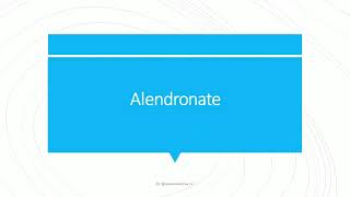 Alendronate  Indications Uses Contraindications Caution amp Side Effects [upl. by Nihcas493]