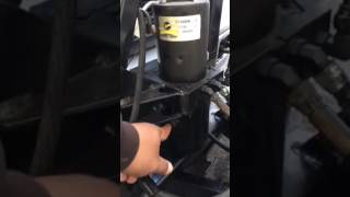 Minute mount 2 hydraulic oil change [upl. by Sarad]