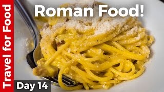 Italian Food  AMAZING ROMAN FOOD and Attractions in Rome Italy [upl. by Aydidey268]