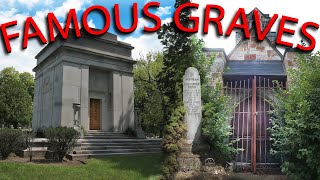 FAMOUS Graves and Mausoleums in Southern Michigan  Graveyard and Cemetery Explortation MI [upl. by Yadnus]