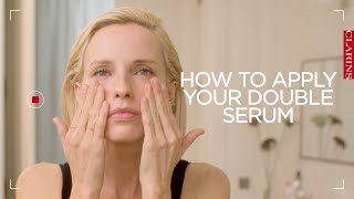 How to apply your Double Serum  Clarins [upl. by Crystal]