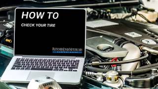 How to check your tire pressure in a MercedesBenz [upl. by Ynelram]