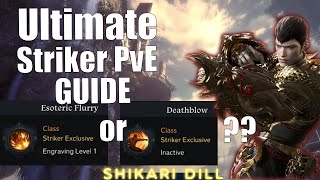 Lost Ark Striker META PvE End Game Guide [upl. by Ahsotan]