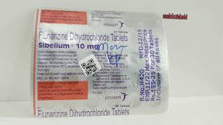 Sibelium tablet flunarizine migraine headache ki dawai [upl. by Nosnirb]