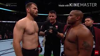 Daniel Cormier VS Stripe Miocic 1 Best Highlights [upl. by Merril689]