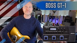 Boss GT 1  Guitar Effects Processor  GIG TONES [upl. by Oirram473]