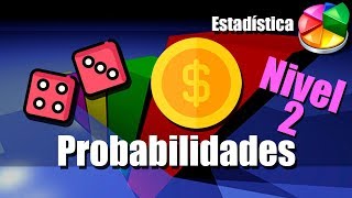 Probabilidades  Ejercicios Resueltos  Nivel 2 [upl. by Dorca]