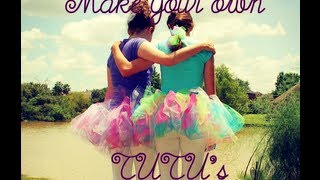 How to make SIMPLE NOSEW TUTUS For Adults and Children [upl. by Marsden]