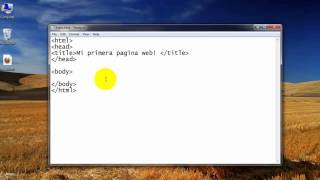 Como crear una pagina web completa en HTML  1 [upl. by Seline]