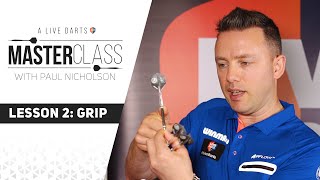 A Live Darts Masterclass  Lesson 2  How to grip your darts [upl. by Eliathas115]