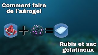 TUTO Comment faire de laérogel dans subnautica [upl. by Nyraf408]