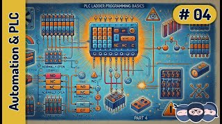 Introduction to PLC Ladder Program NO and NC Contacts Explained  Automation and PLC Series Part 4 [upl. by Llewon699]