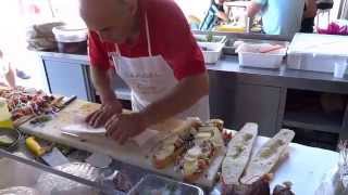 Street Food Italy Sicily incredible Panini  Sandwich edited [upl. by Llebana974]